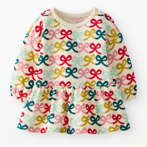 Baby Long Sleeve Waffle Dress