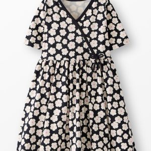 Wrap Skater Dress with Pockets