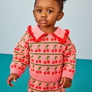 Baby Collared Sweater Set