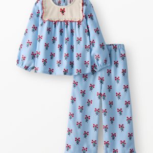 Holiday Flannel Bib Pajama Set