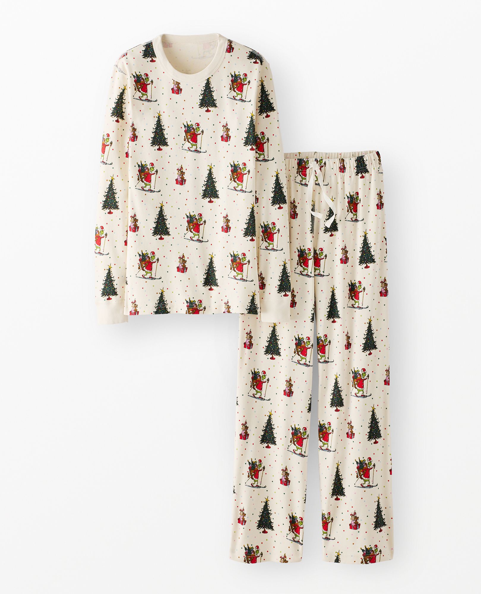 Adult Dr. Seuss Grinch Relaxed Fit Pajama Set