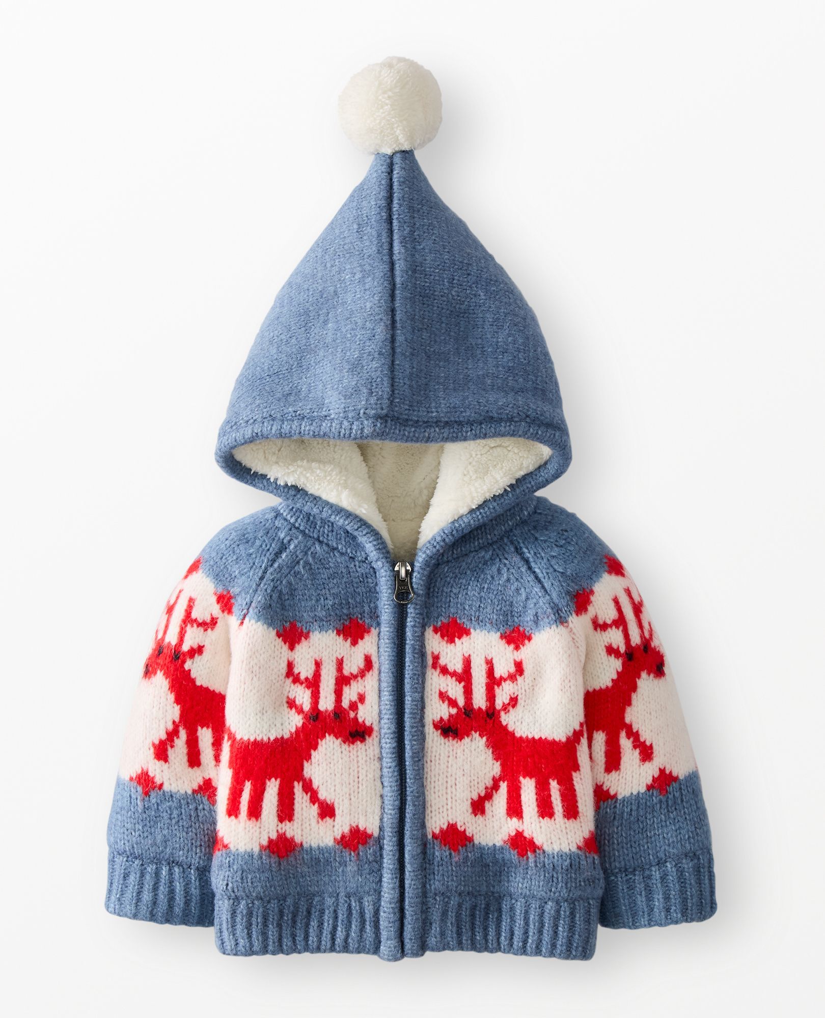 Baby Holiday Dear Deer Sweater Jacket