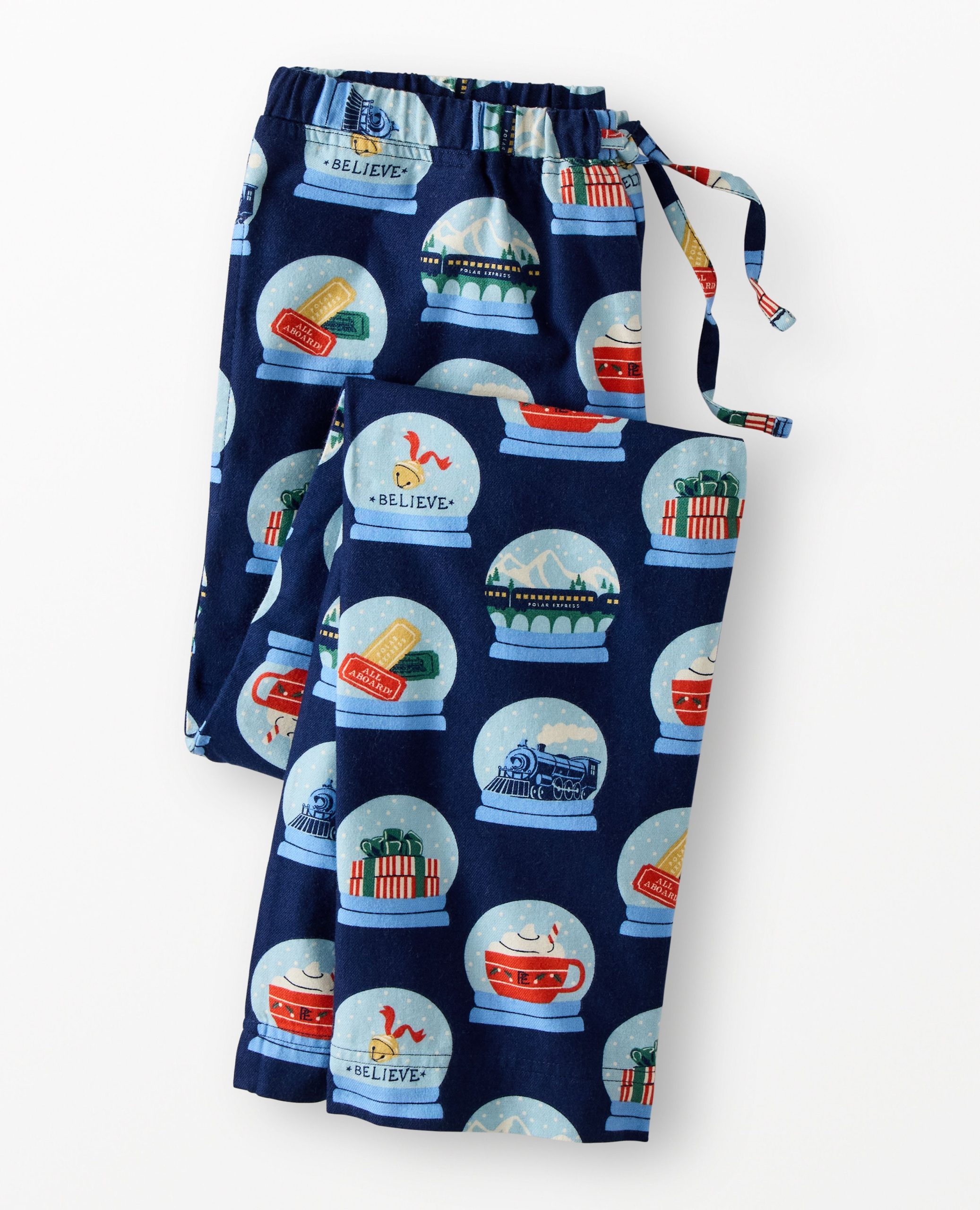 Adult The Polar Express Flannel Pajama Pants - Image 2