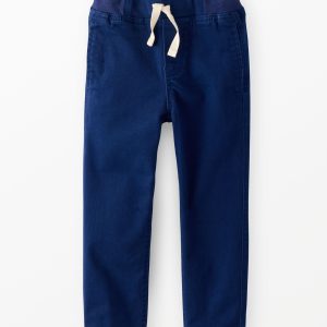 Slim Fit Twill Pull-On Pants