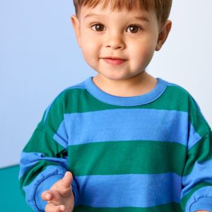Baby Oversized Long Sleeve Ringer T-Shirt