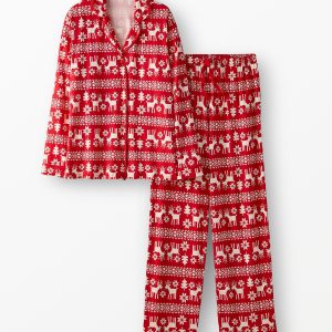 Women's Holiday Long Sleeve HannaSoft? Pajama Set
