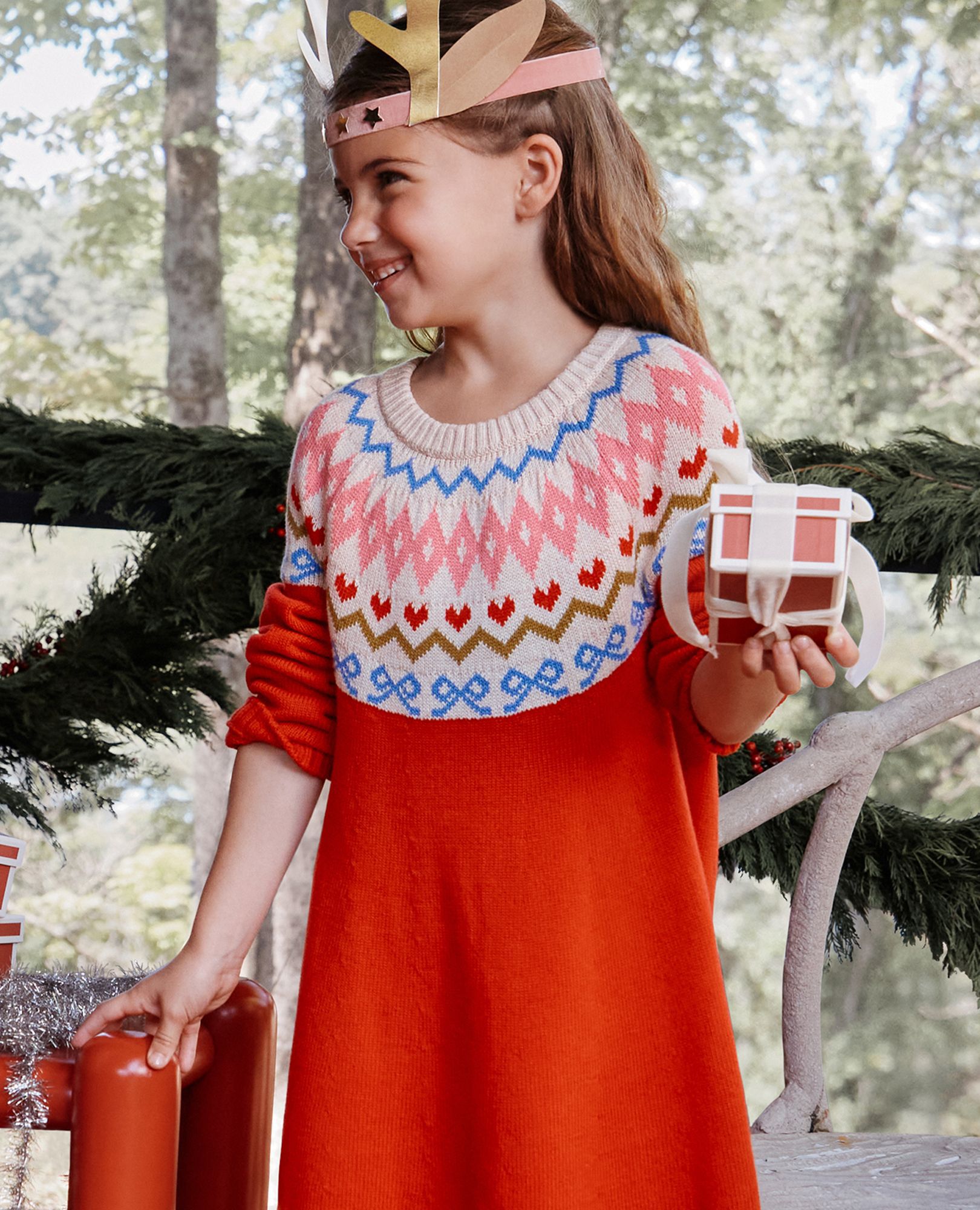 Holiday Dear Deer Sweater Dress - Image 7