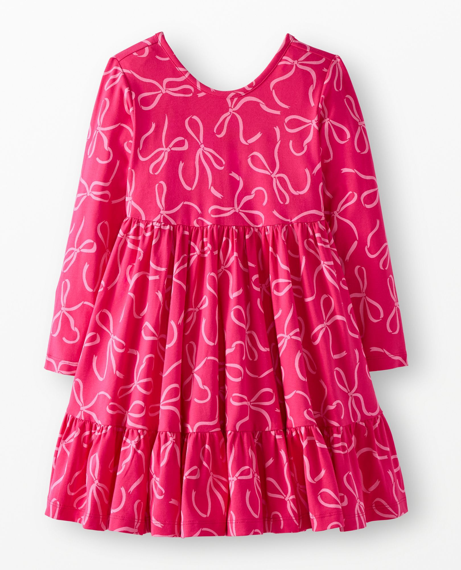 Long Sleeve Ruffle Skater Dress with Pockets - Image 11
