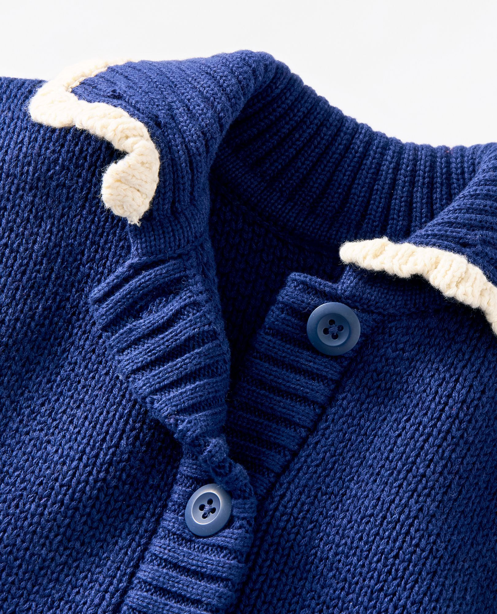 Collared Bow Pocket Cardigan - Image 3