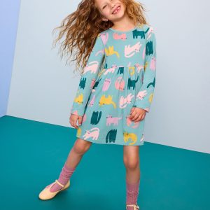 Long Sleeve Playground Dress with Pockets