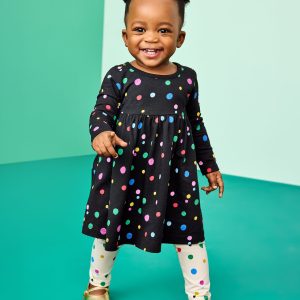 Baby Long Sleeve Everywhere Dress & Leggings Set