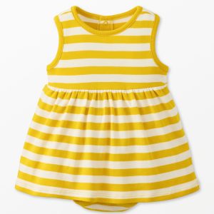 Baby Sleeveless Skirted Bodysuit