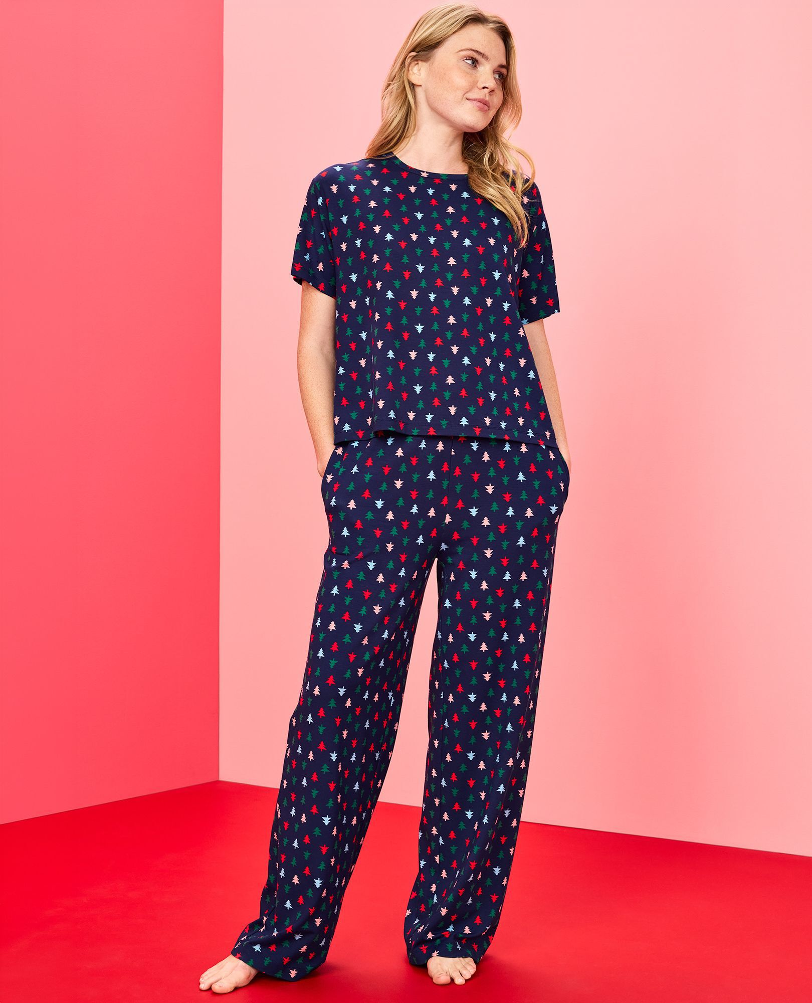 Women's Holiday HannaSoft? T-Shirt Pajama Set
