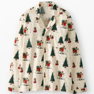 Adult Dr. Seuss Grinch Flannel Pajama Top