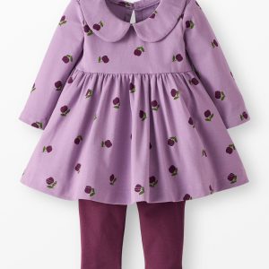 Baby Long Sleeve Skater Dress & Leggings Set
