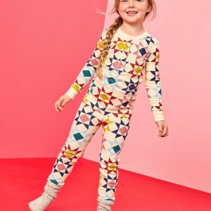 Waffle Henley Pajama Set