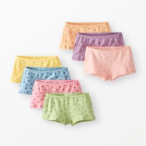 7-Pack Organic Cotton Girl Short Underwear