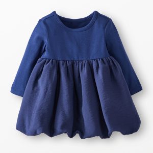 Baby Long Sleeve Bubble Dress