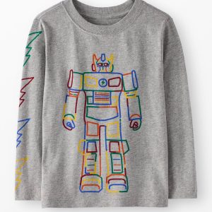 Long Sleeve Classic Fit Graphic T-Shirt