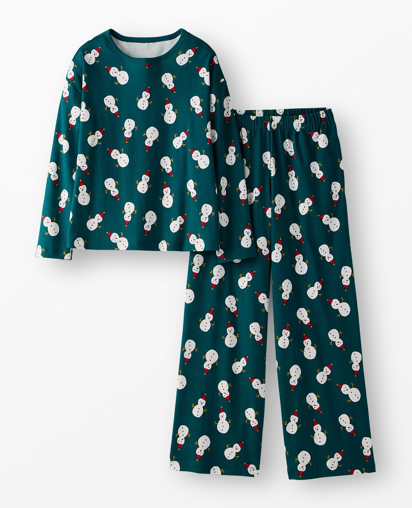 Women's Holiday Wide Leg Pajama Set