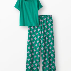 Women's Wide Leg Pajama Set