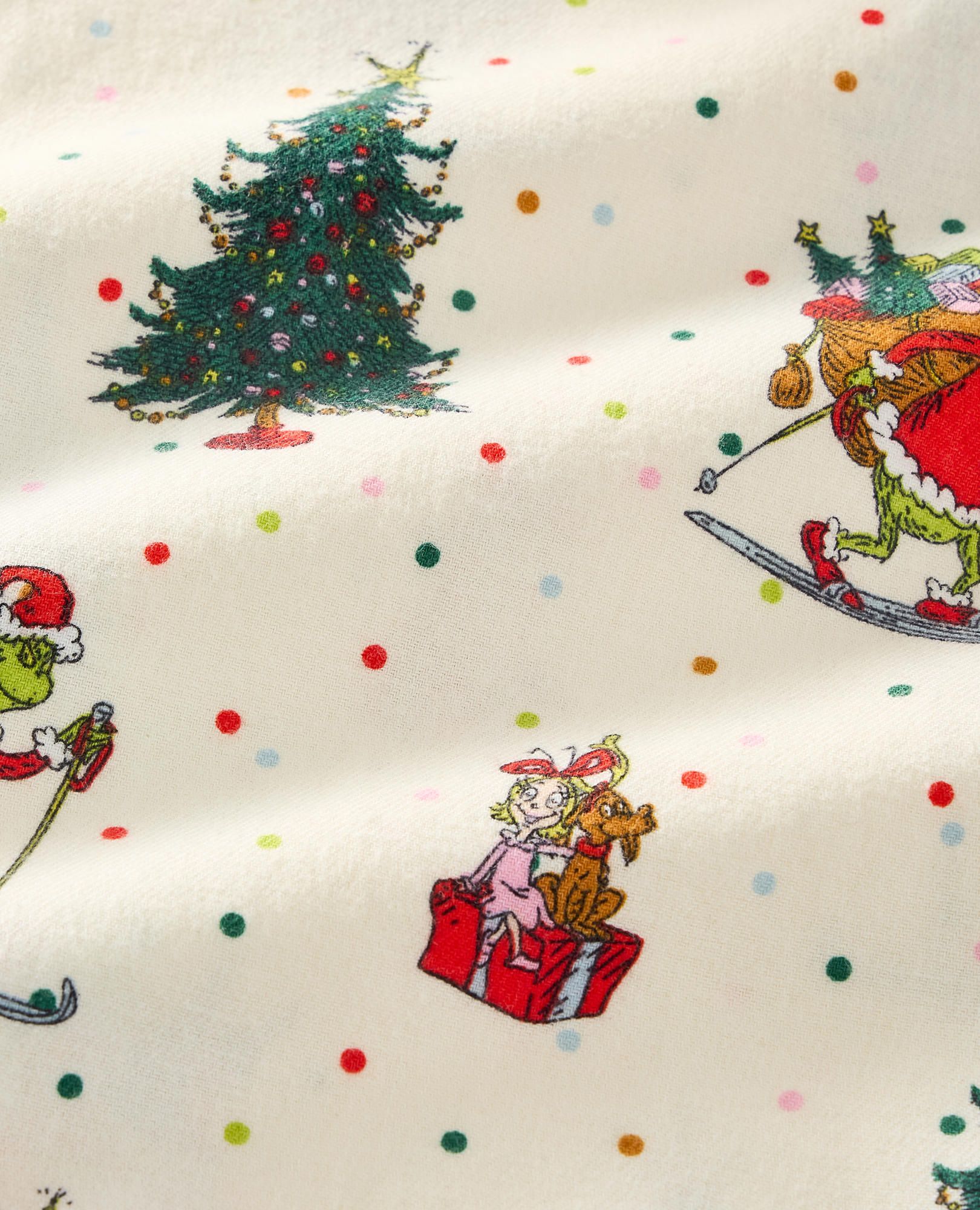 Adult Dr. Seuss Grinch Relaxed Fit Pajama Set - Image 2