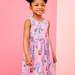 Bluey Sleeveless Playground Dress with Pockets