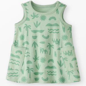 Baby Sleeveless Pocket Dress & Shorts Set