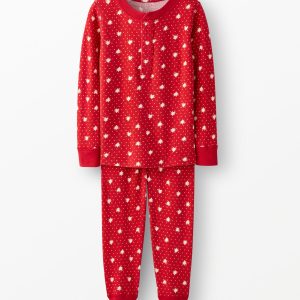 Holiday Waffle Pajama Set