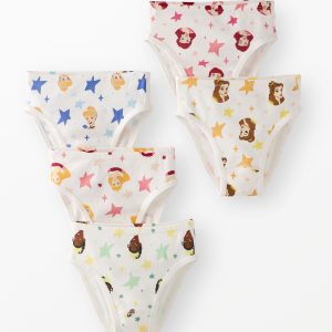 5-Pack Disney Princess Organic Cotton Hipster Underwear