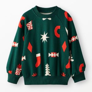 Holiday French Terry Bubble Sweatshirt