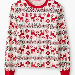 Adult Holiday Dear Deer HannaJams? Pajama Top