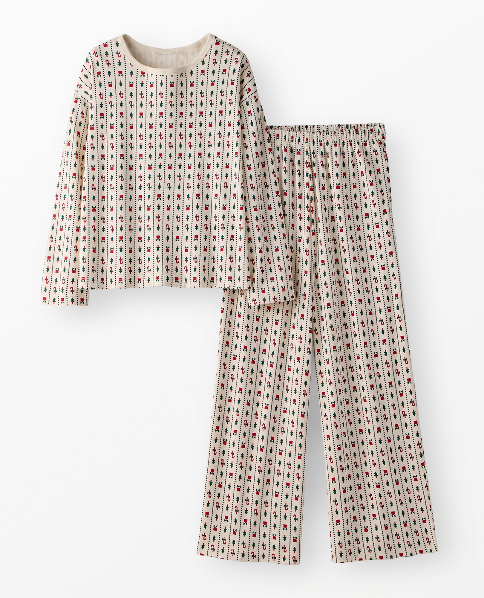 Women's Holiday Wide Leg Pajama Set