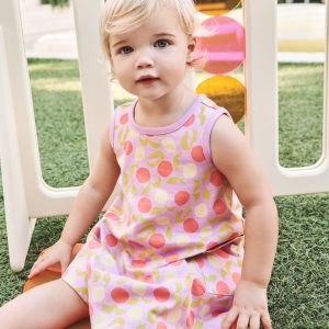 Baby Sleeveless Pocket Dress & Shorts Set