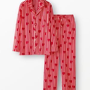 Adult Oeuf Long Sleeve Poplin Pajama Set