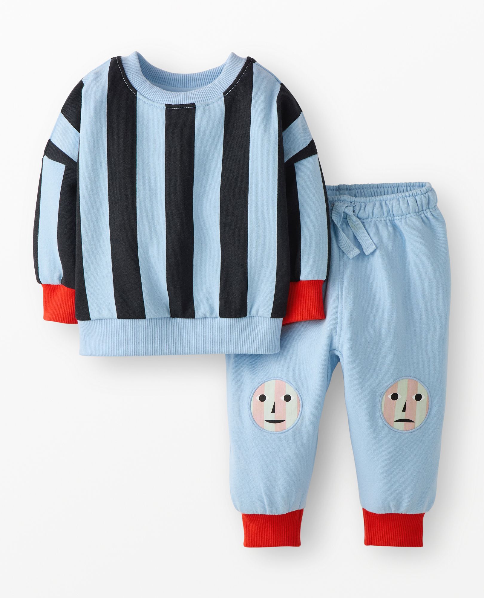 Baby Dusen Dusen French Terry Sweatshirt & Sweatpants Set