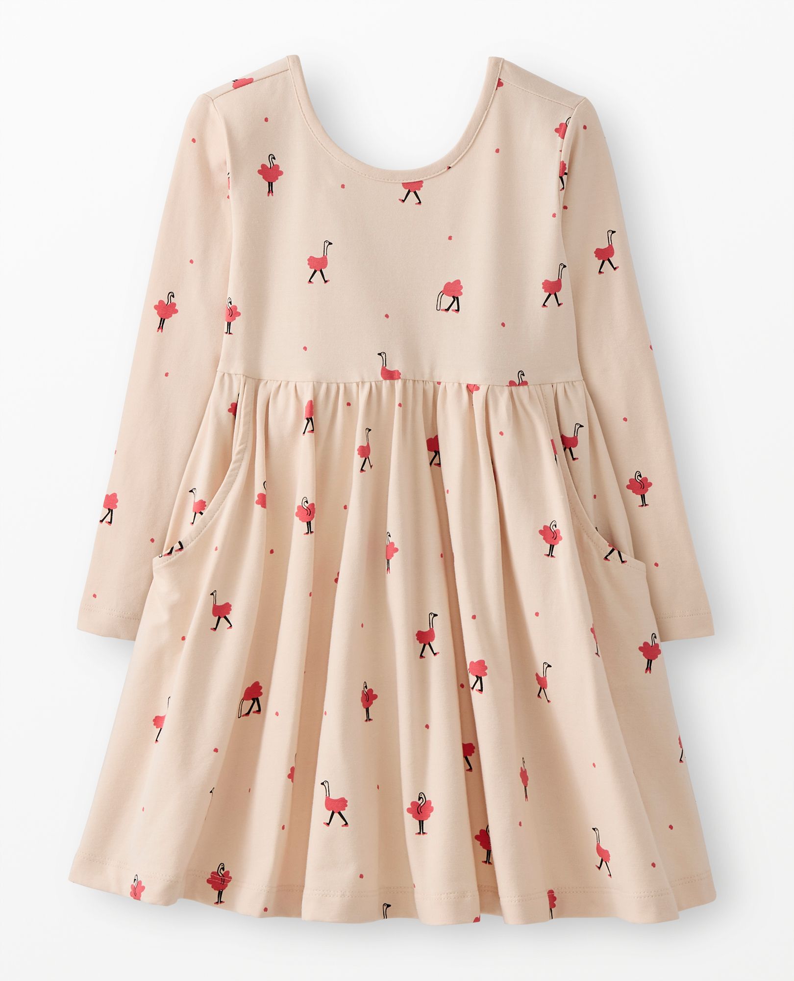 Holiday Long Sleeve Skater Dress with Pockets - Image 13