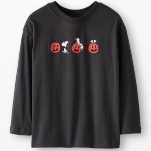 Peanuts Halloween Long Sleeve Graphic T-Shirt