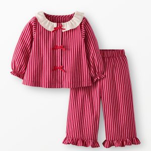 Long Sleeve Poplin Top & Pants Set