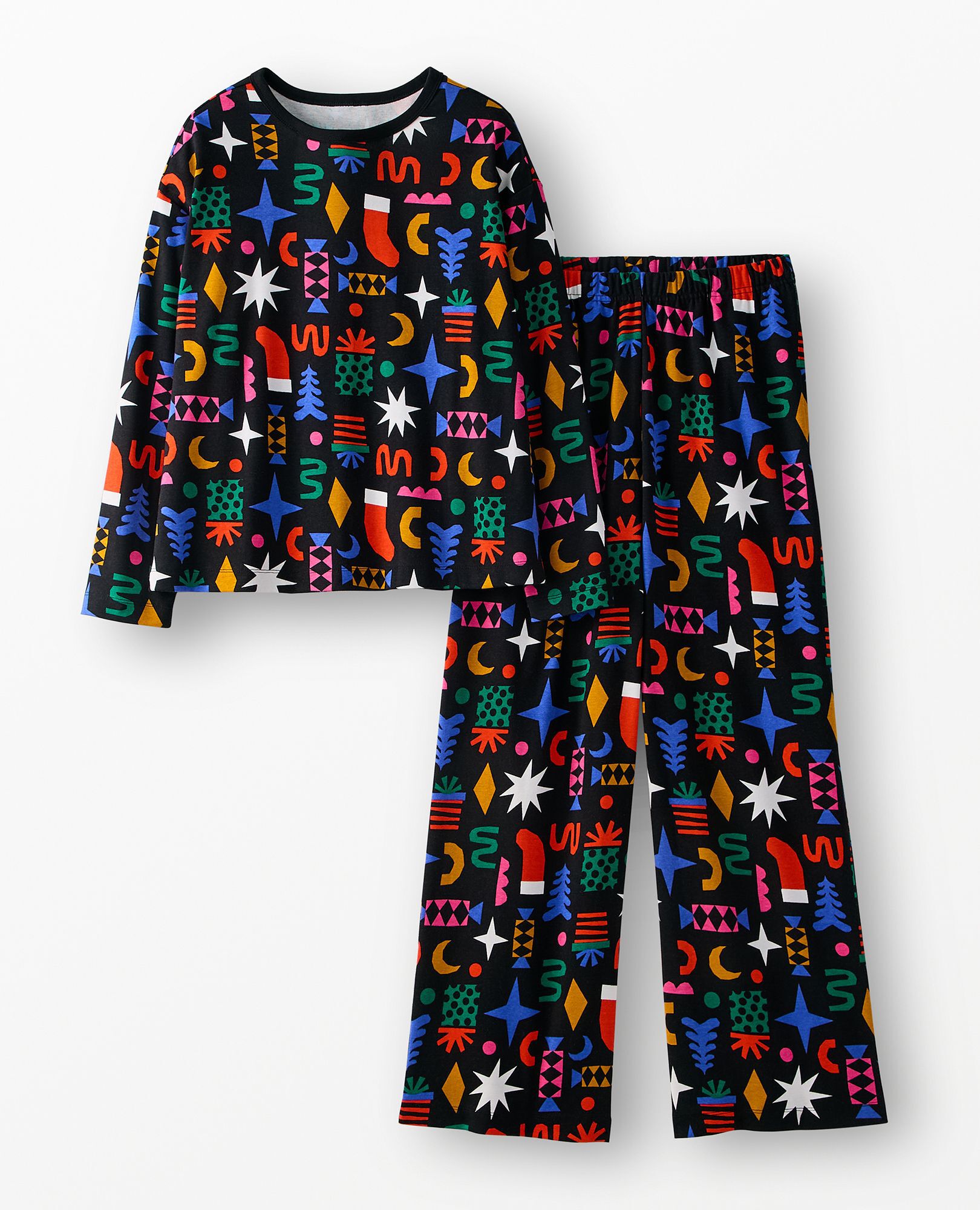 Women's Holiday Wide Leg Pajama Set