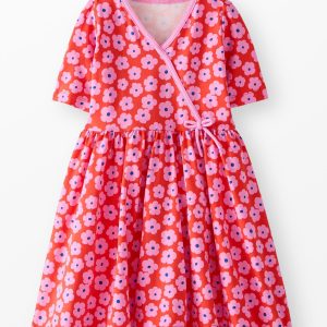 Wrap Skater Dress with Pockets