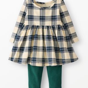 Baby Holiday Skater Dress & Leggings Set