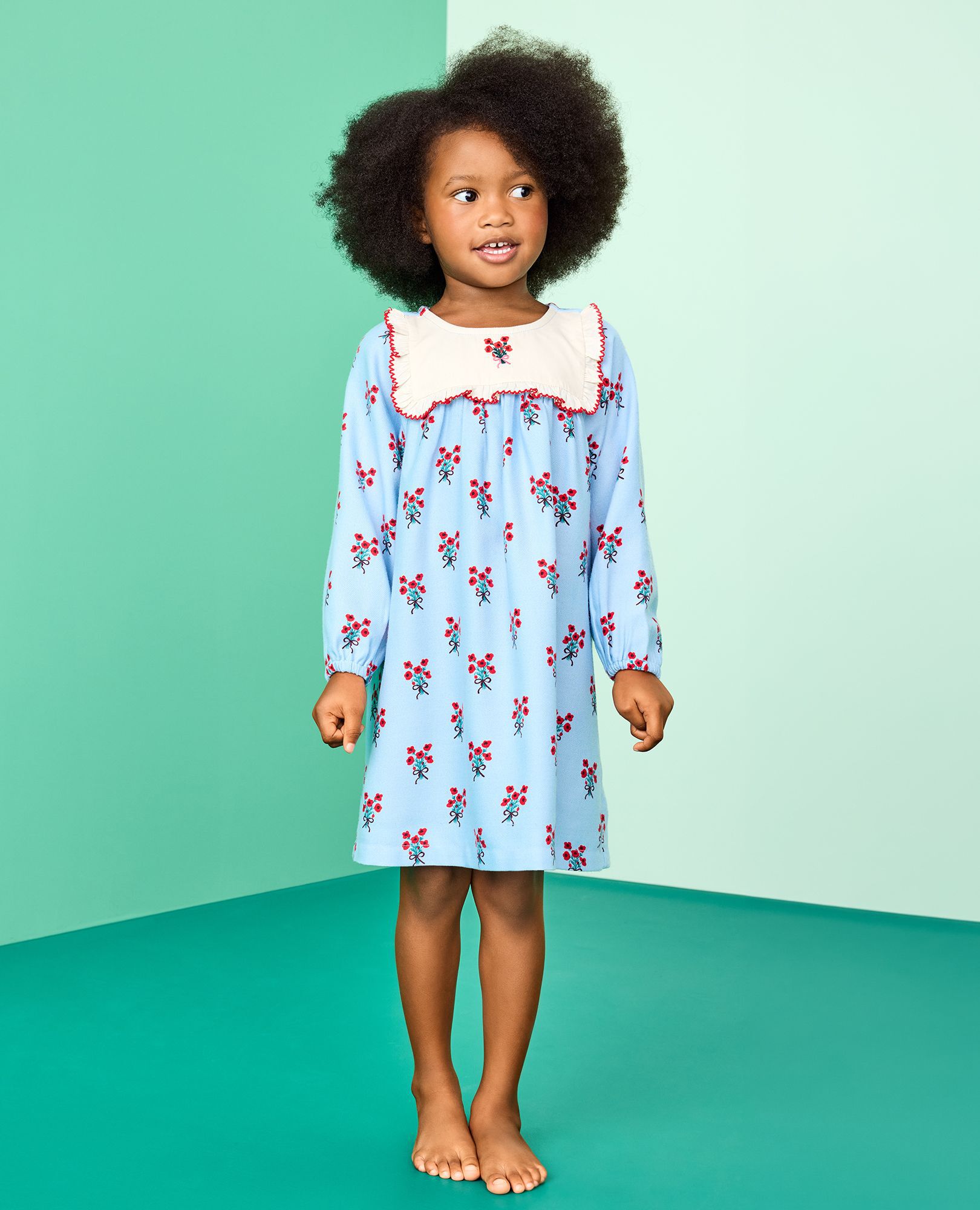 Holiday Flannel Bib Nightgown