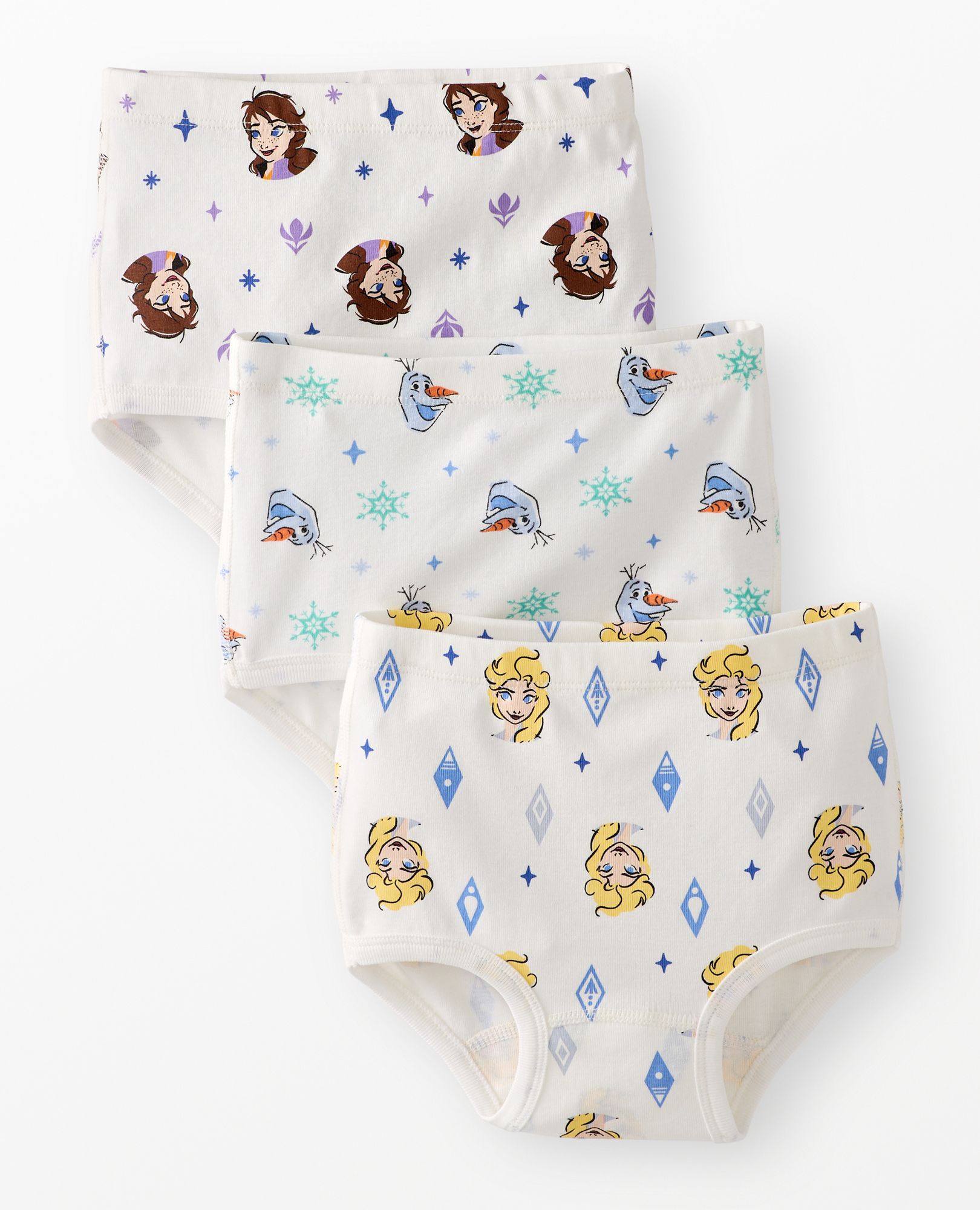 3-Pack Disney Frozen Organic Cotton Classic Underwear
