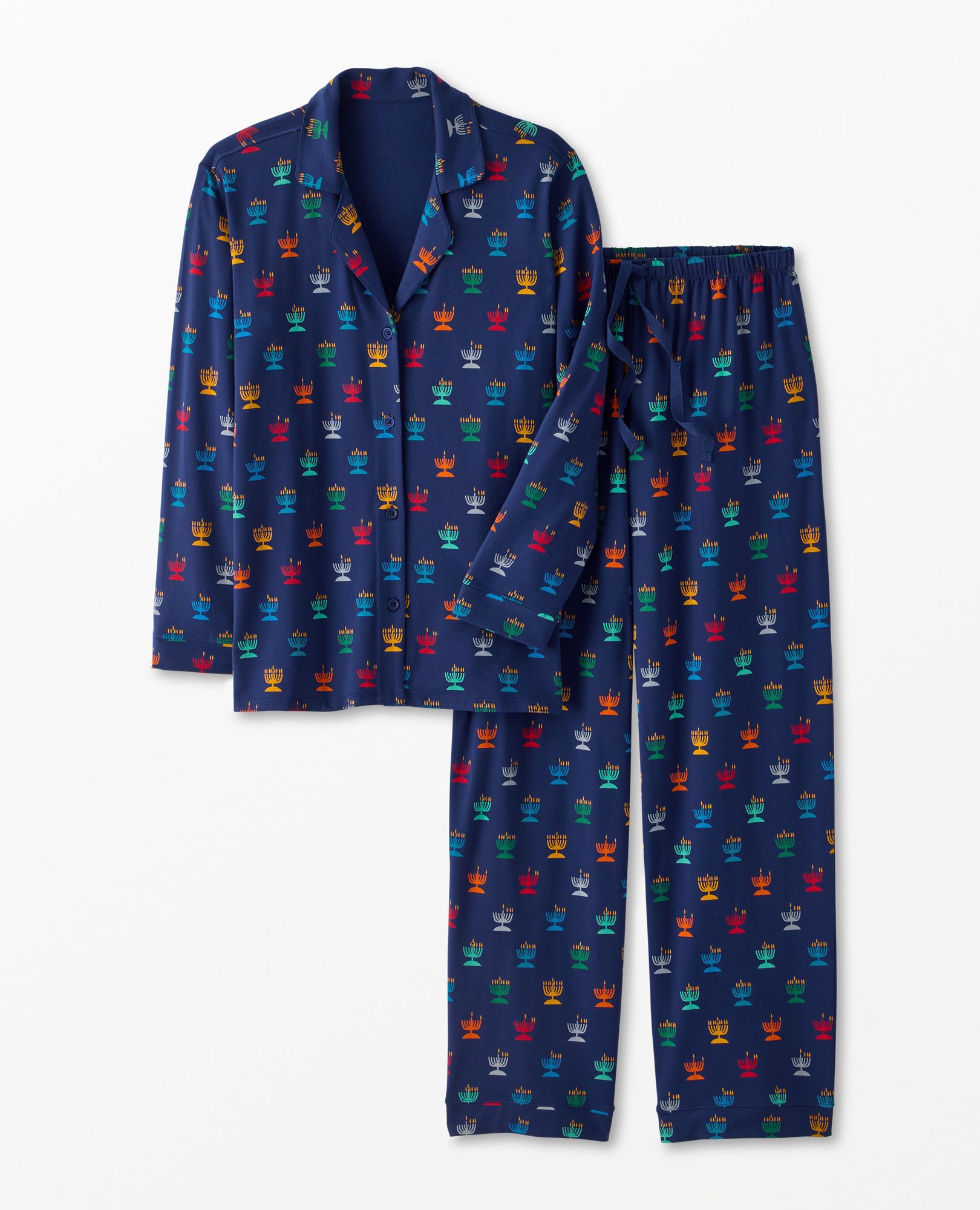 Women's Holiday Long Sleeve Pajama Set in HannaSoft?