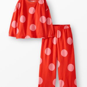 Long Sleeve Top & Wide Leg Pants Set