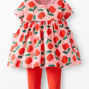 Baby Pocket Dress & Leggings Set
