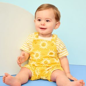 Baby Classic Fit T-Shirt & Shortalls Set