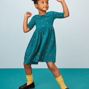 Collared Skater Dress with Pockets