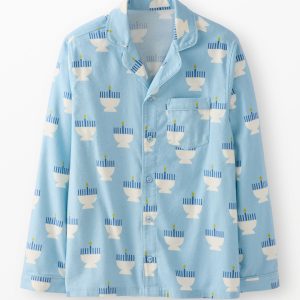 Adult Holiday Flannel Pajama Top